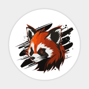 Graffiti Paint Red Panda Creative Magnet